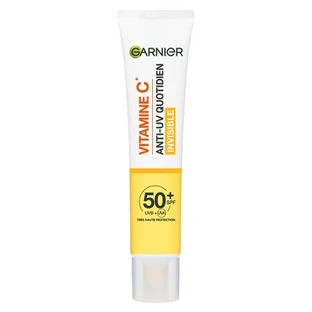 Garnier SkinActive Vitamin C Daily Anti-UV Fluid for Dark Spot Prevention, Invisible, SPF 50+, 40 ml