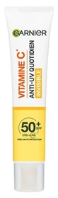 Garnier SkinActive Vitamin C Tägliches Anti-UV-Fluid zur Vorbeugung gegen Pigmentflecken, unsichtbar, LSF 50+, 40 ml