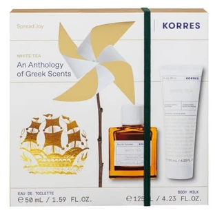 Eau de Toilette de té blanco de Korres, 50 ml + Loción corporal de té blanco, 125 ml