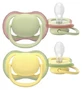 Avent Ultra Air Nature 2 kieferorthopädische Schnuller, ab 18 Monaten