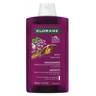 Klorane Wachstums-Shampoo mit Chinin zur Beschleunigung des Haarwachstums, 400 ml