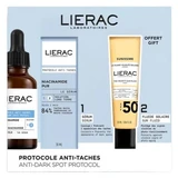 Lierac Protocole Pure Niacinamide Anti-Pigmentflecken-Serum 30 ml + Sunissime Velvety Sonnenschutz-Gesichtsfluid LSF 50+ 25 ml (gratis)