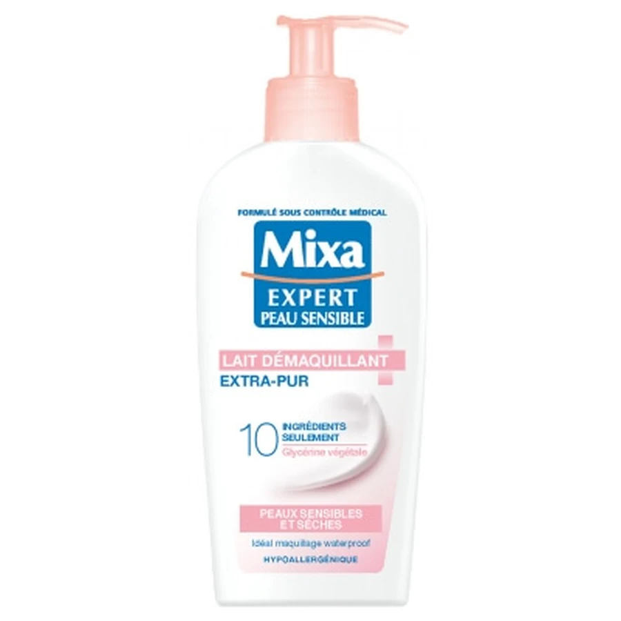 Leche limpiadora Mixa Extra-Pure, 200 ml