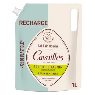 Cavaillès douchegel voor de gevoelige huid, Soleil de Jasmin, Eco-Refill, 1 L