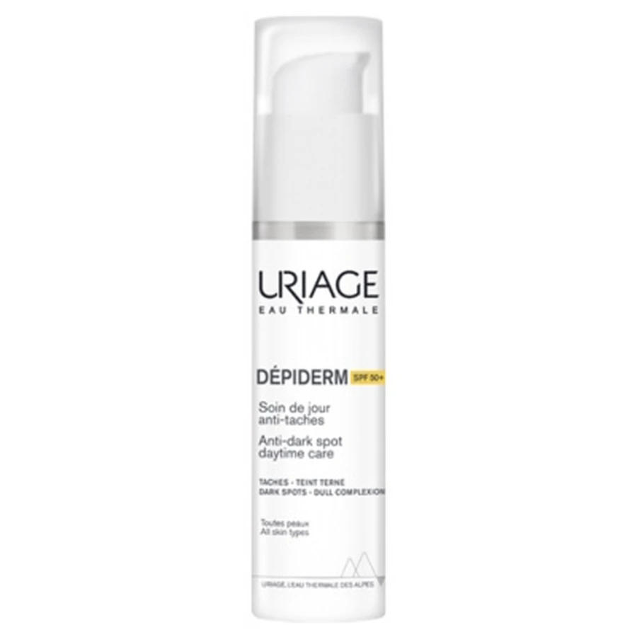 Uriage Dépiderm Tagescreme gegen Pigmentflecken LSF 50+ 30 ml