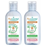 Puressentiel Antibacterial Sanitizing Gel with 2 Plant Oils, 2-Pack (80 ml each)