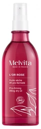 Aceite corporal seco reafirmante ecológico L'Or Rose de Melvita, 100 ml