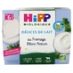 HiPP Milchgenüsse mit naturbelassenem, gesüßtem Hüttenkäse, ab dem 6. Lebensmonat, Bio, 4 Gläschen