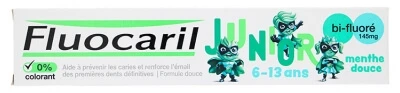 Fluocaril Junior Toothpaste for Ages 6–13, Mild Mint, 75 ml