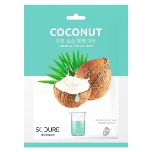 Jkosmec 5C Tratamiento intensivo con esencia: mascarilla de tela de coco, 25 ml