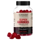 Biopousse Super Gummies Perfect Hair, sabor a fresa, 60 gominolas