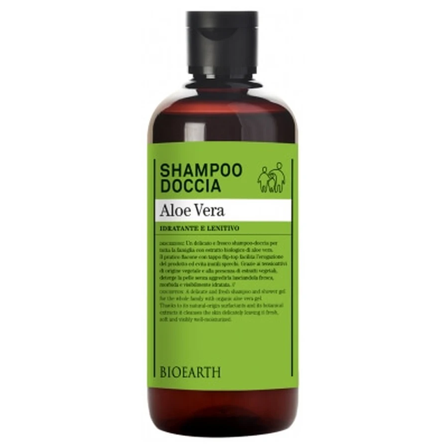 Bioearth Family Aloe Vera Shampoo und Duschgel, 500 ml