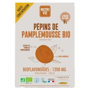 Estratto di semi di pompelmo biologico Nutrivie, 20 fiale
