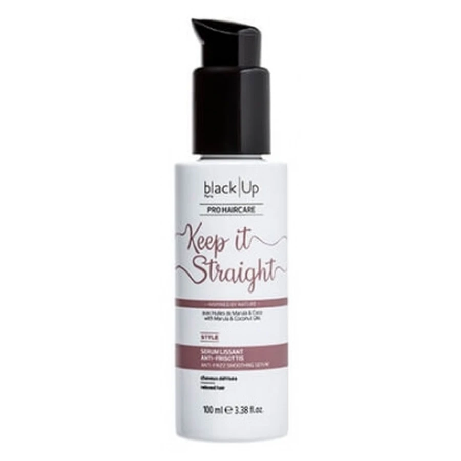 Black Up „Keep It Straight“ Glättungsserum für geglättetes Haar