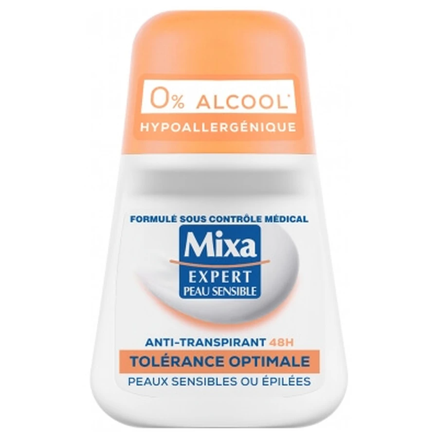 Mixa Expert Peau Sensible Anti-Transpirant Tolérance Optimale Roll-On 48H 50 ml
