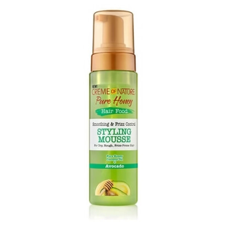 Creme of Nature Pure Honey Hair Food Avocado Stylingmousse 207 ml