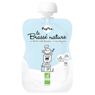 Popote Gourde Le Brassé Nature Puree, voor baby’s vanaf 6 maanden, biologisch, 100 g