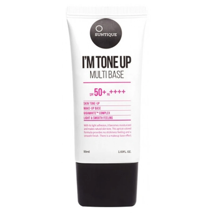 Suntique I'm Tone Up Multibase, prebase de maquillaje con SPF 50+, 50 ml