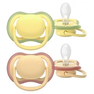 Chupetes ortodónticos Avent Ultra Air Nature 2 sin diseño, de 0 a 6 meses