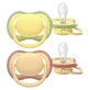 Chupetes ortodónticos Avent Ultra Air Nature 2 sin diseño, de 0 a 6 meses
