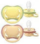 Avent Ultra Air Nature 2 – Schlichte kieferorthopädische Schnuller, 0–6 Monate