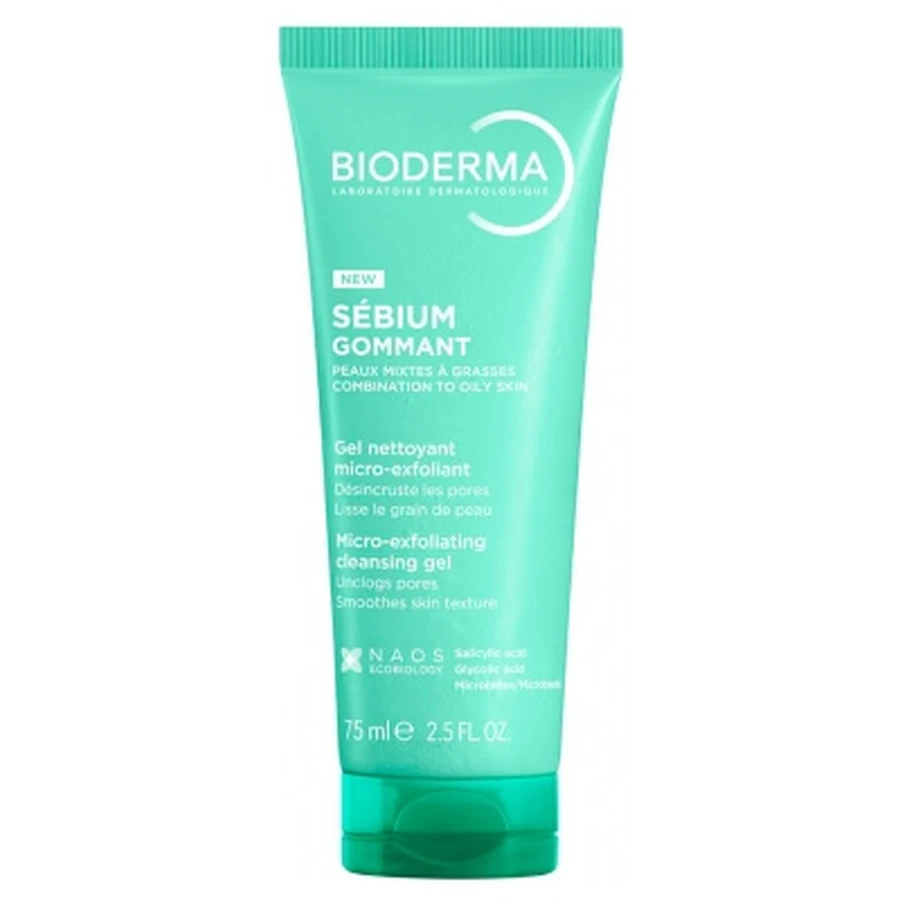 Bioderma Sébium Gommant Micro-Exfoliating Cleansing Gel 75 ml
