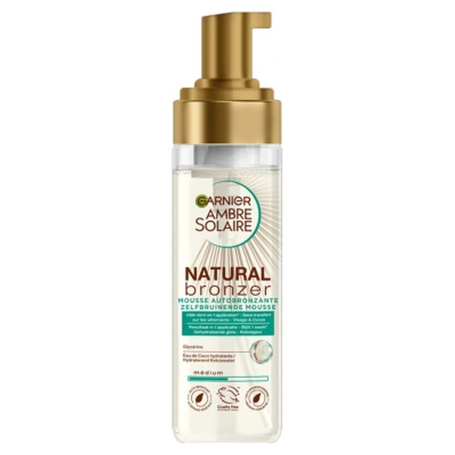 Garnier Ambre Solaire Natural Bronzer Zelfbruiningsmousse 200 ml