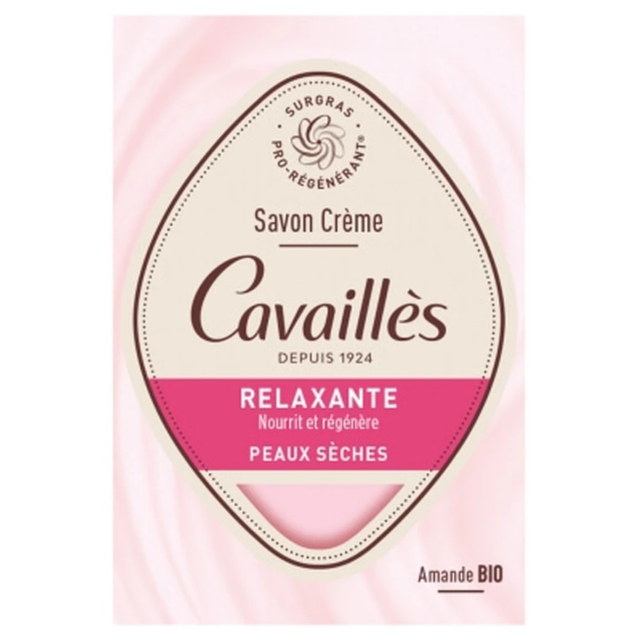 Cavaillès Relaxing Cream Soap, 100 g