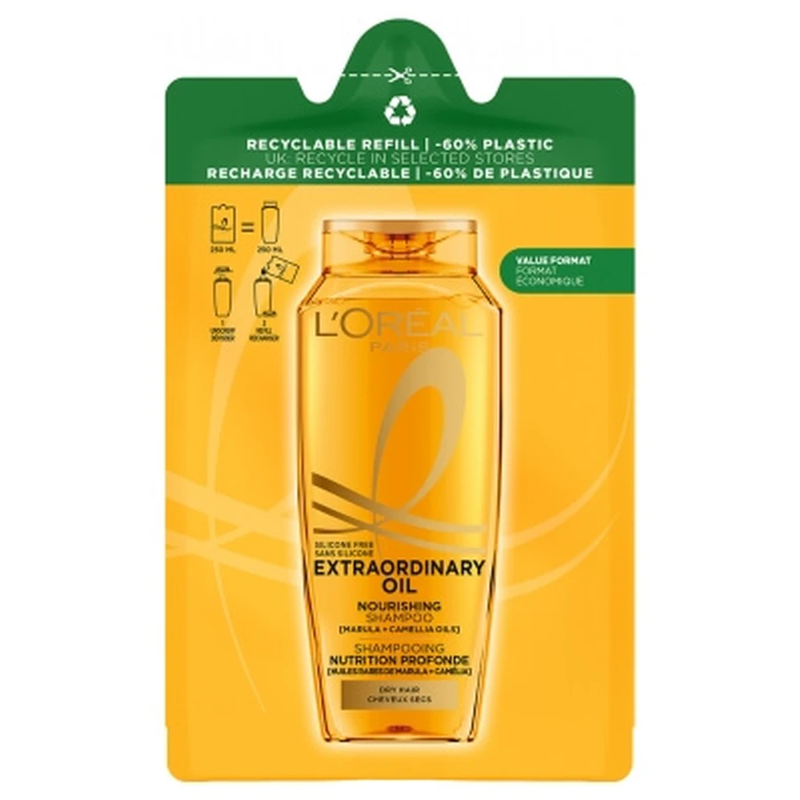 L'Oréal Paris Elseve Extraordinary Oil Tiefenpflegendes Shampoo Eco-Refill 250 ml