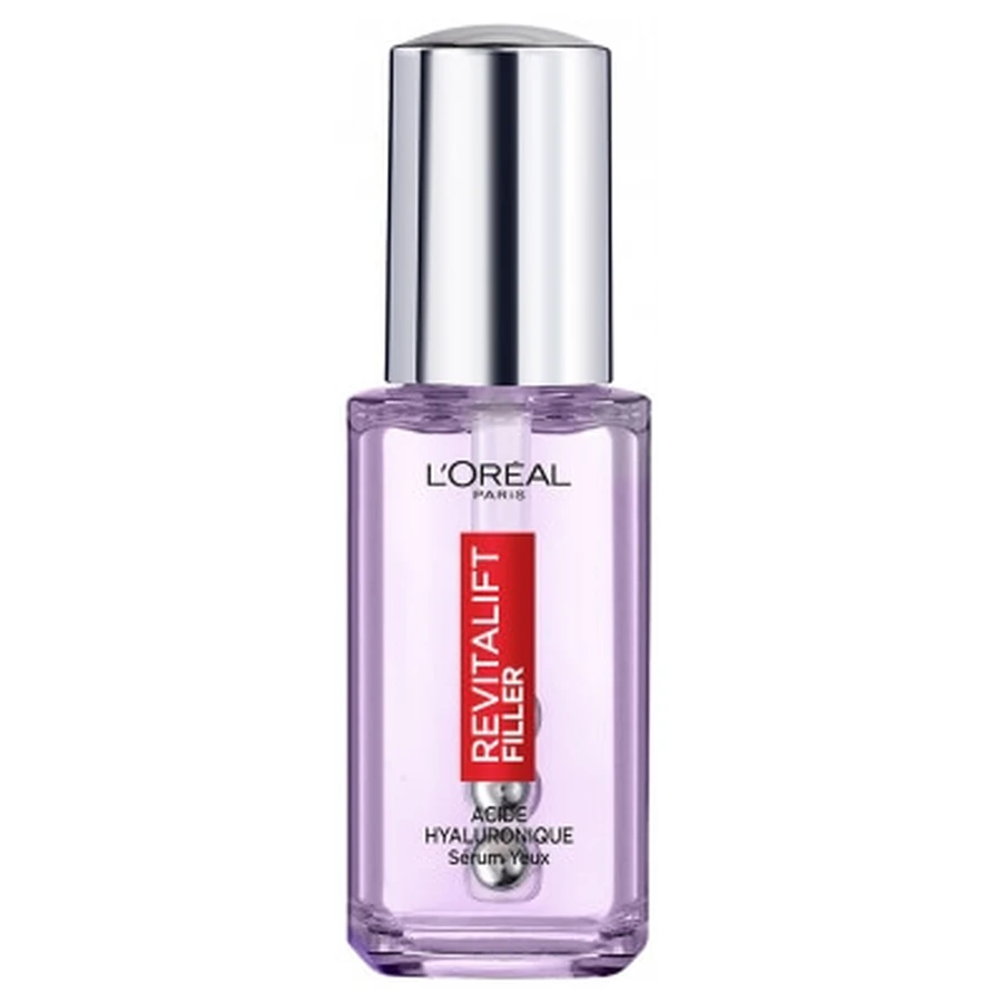L'Oréal Paris Revitalift Filler Hyaluron, sérum antarrugas para el contorno de los ojos, 20 ml