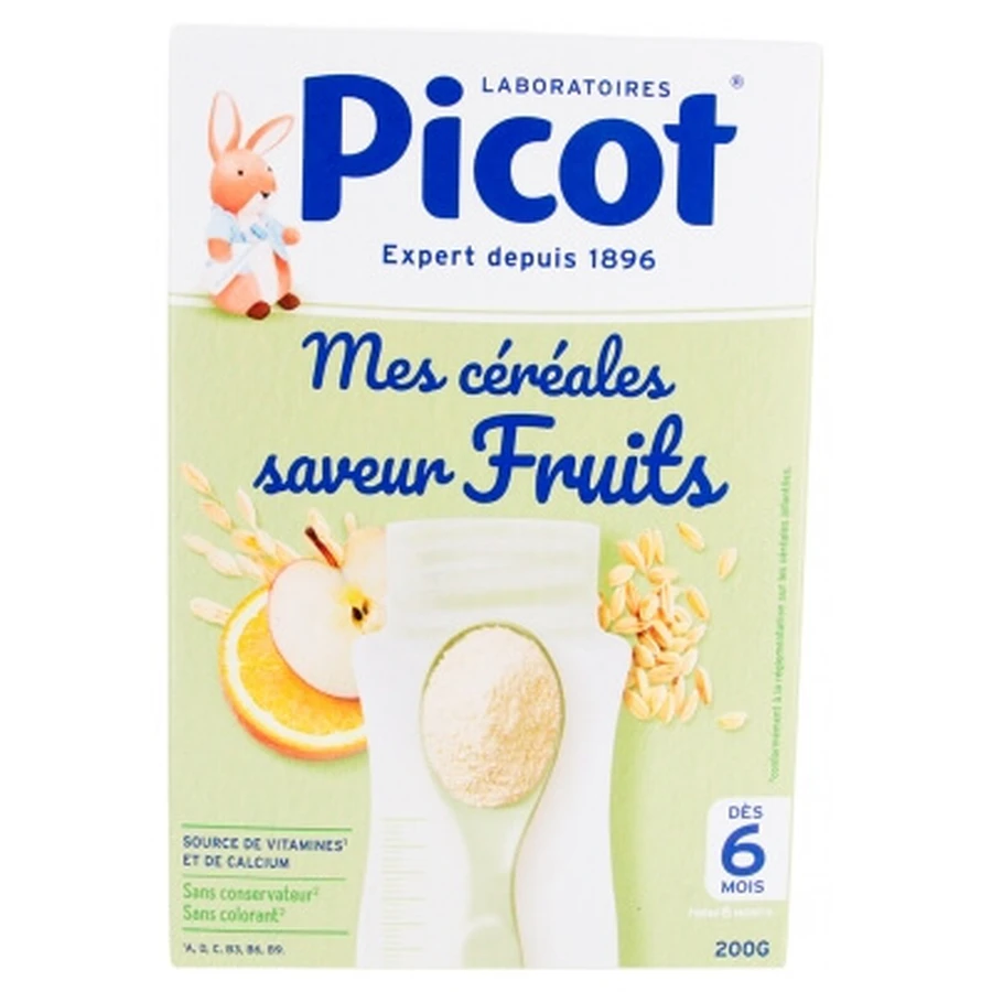 Picot My Cereal, Fruchtgeschmack, für Babys ab 6 Monaten, 200 g