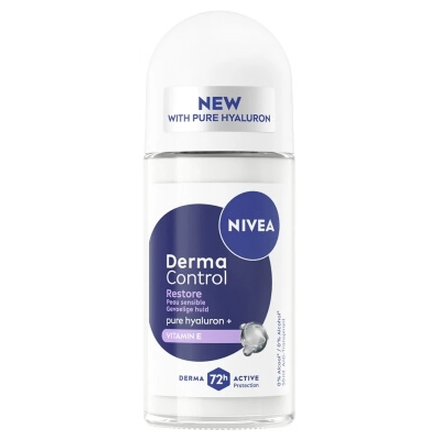 Nivea Derma Control Restore 72-uurs anti-transpirant deodorant roll-on, 50 ml