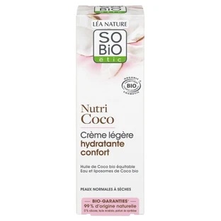 Léa Nature SO BIO étic Nutri Coco Bio-Feuchtigkeitscreme „Light“ für ein angenehmes Hautgefühl, 50 ml