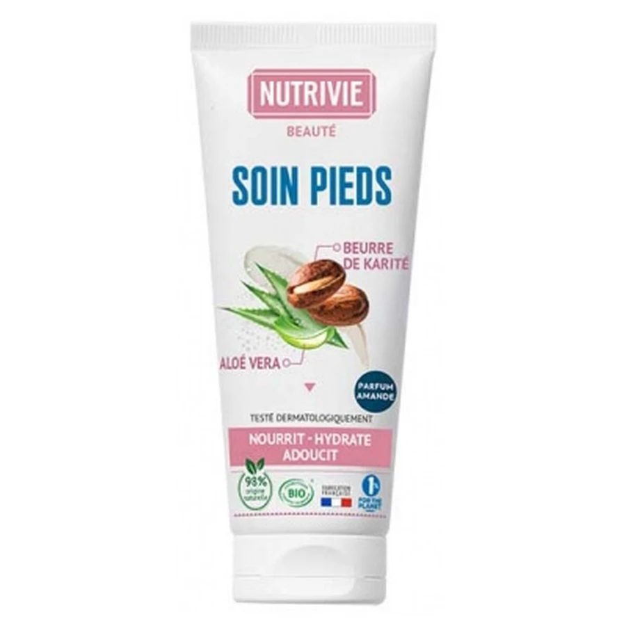 Nutrivie Bio-Fußpflege – feuchtigkeitsspendend und pflegend, 75 ml