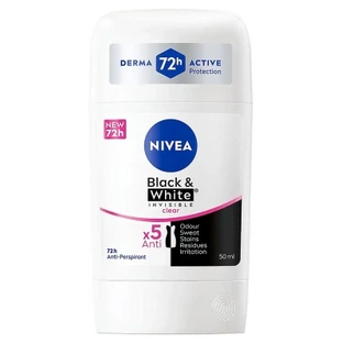Nivea Black & White Invisible Déodorant Anti-Transpirant 72H 50 ml