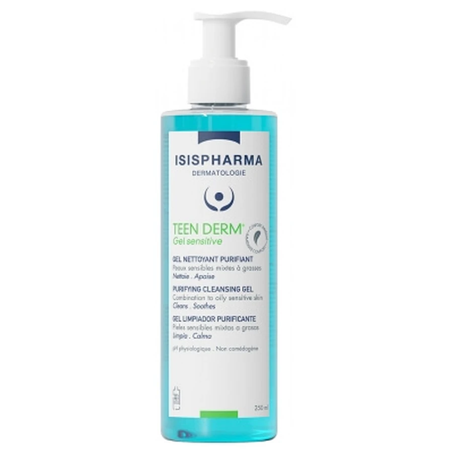 Isispharma Teen Derm Sensitive Zuiverende Reinigingsgel 250 ml