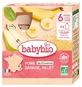 Babybio Peer, Banaan en Gierst, vanaf 6 maanden, biologisch, 4 zakjes van 90 g