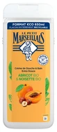 Le Petit Marseillais Extra Milde Biologische Douche- en Badcrème met Abrikoos en Hazelnoot, 650 ml