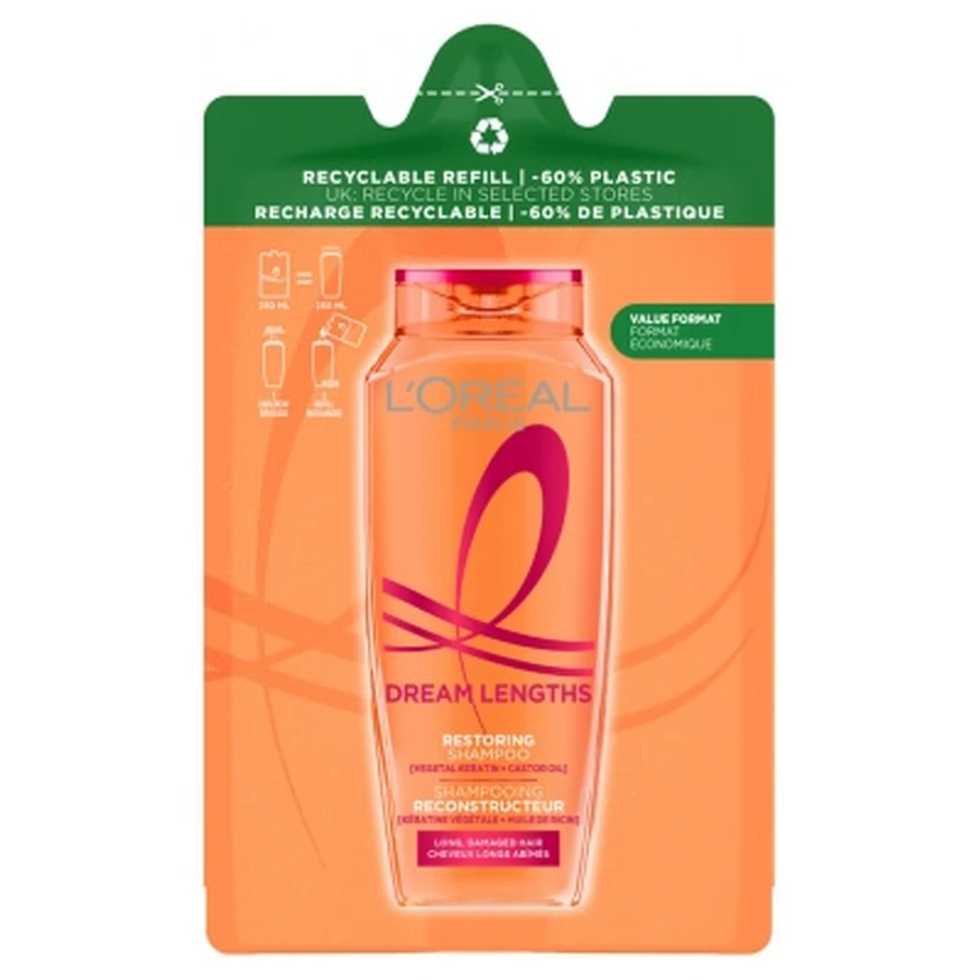L'Oréal Paris Elseve Dream Long Reconstructing Shampoo Eco-Refill 250 ml