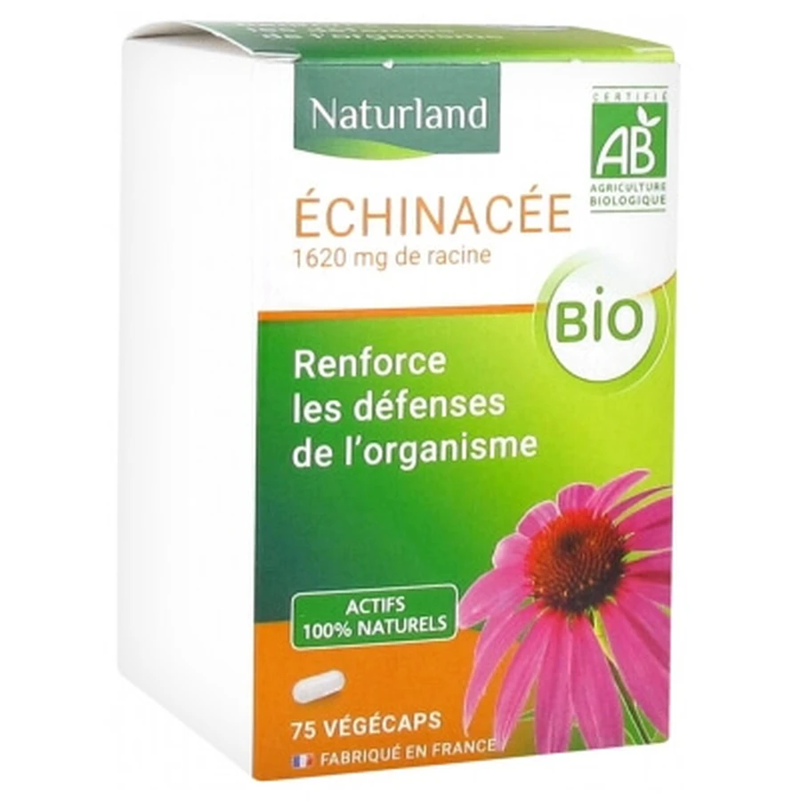 Echinacea biologica Naturland, 75 capsule vegetali