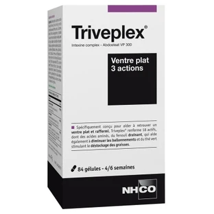 NHCO Triveplex «Vientre plano» de triple acción, 84 cápsulas