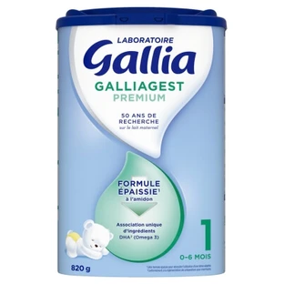 Gallia Galliagest Premium zuigelingenvoeding, 0–6 maanden, 820 g