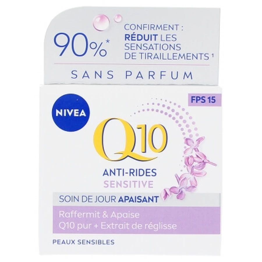 Nivea Q10 Anti-rimpel Kalmerende Dagcrème voor de Gevoelige Huid SPF 15 50 ml