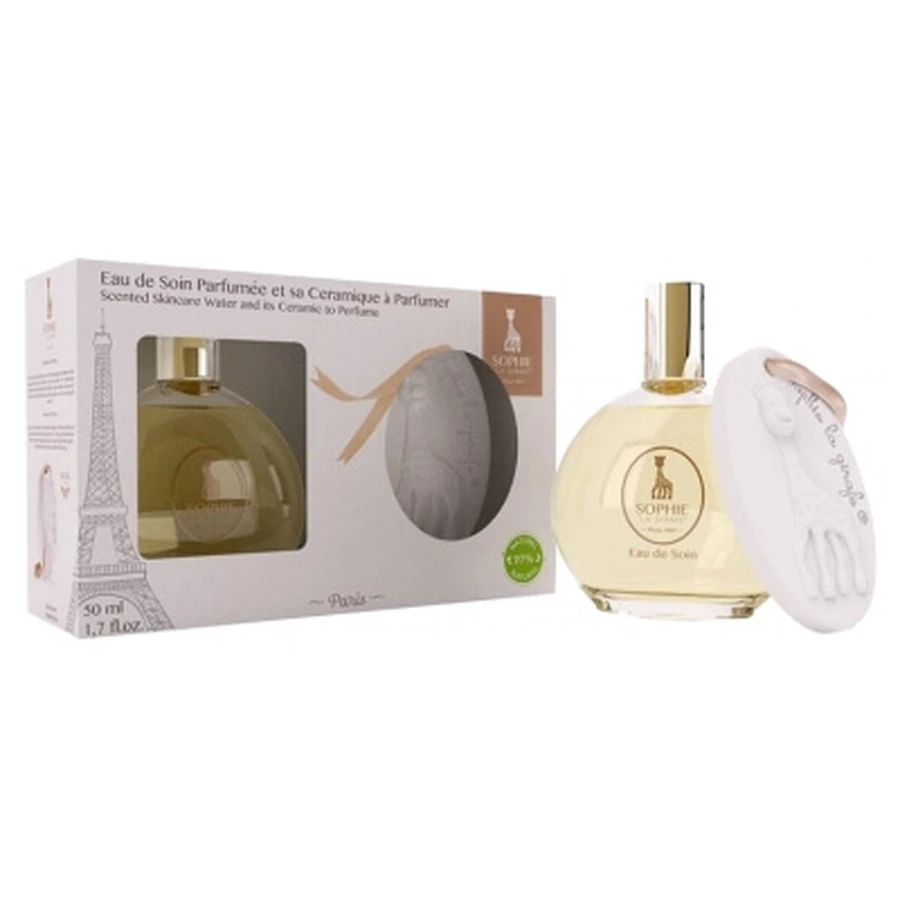 Sophie die Giraffe – parfümierte Körperlotion 50 ml + Keramikvase