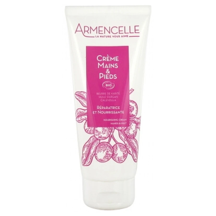Crema orgánica para manos y pies Armencelle, 100 ml