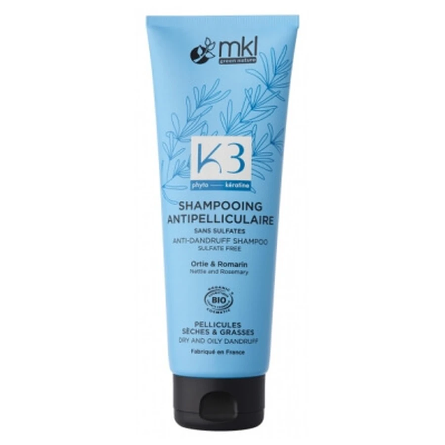 MKL Green Nature K3 Anti-Dandruff Shampoo for Dry and Oily Dandruff, Organic, 250 ml