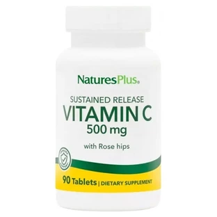 Natures Plus Vitamine C 500 mg met vertraagde afgifte, 90 tabletten