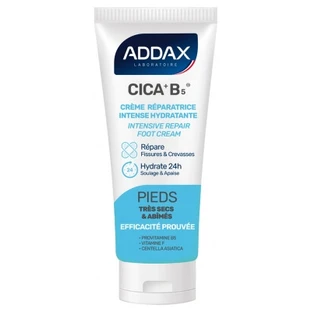 Addax Cica+ B5 Crème Réparatrice Intense Hydratante Pieds Secs et Abîmés 50 ml