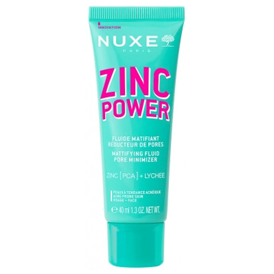 Nuxe Zinc Power Fluide Matifiant Réducteur de Pores 40 ml