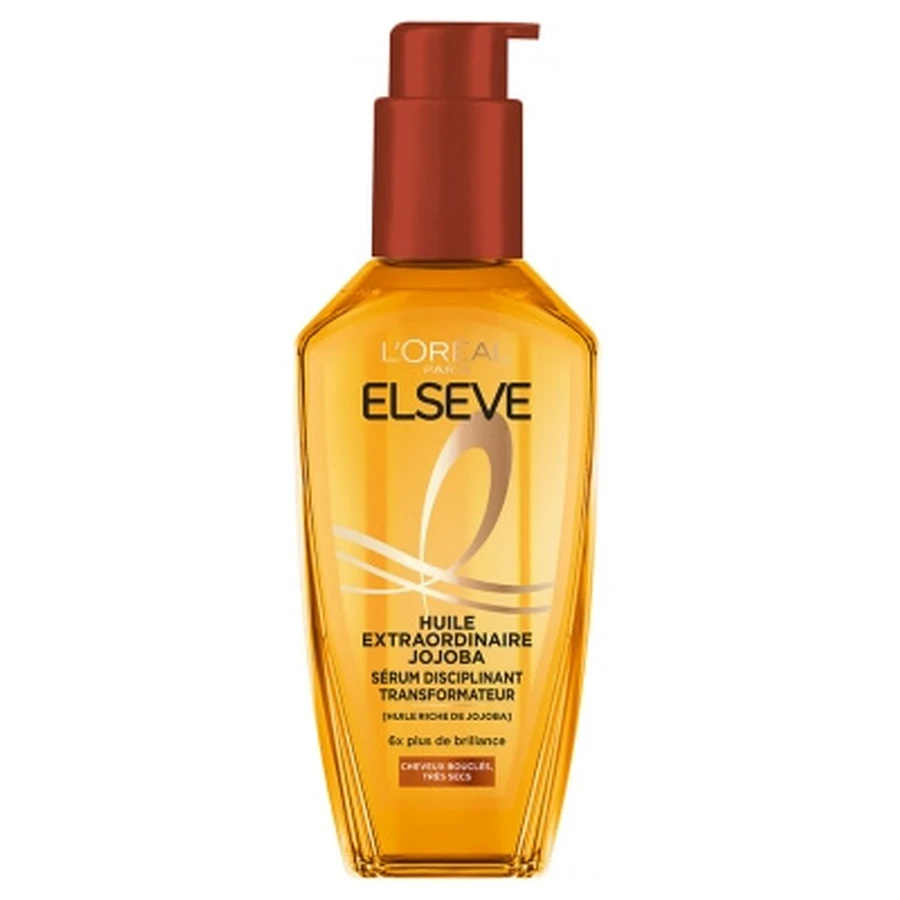 L'Oréal Paris Elseve Huile Extraordinaire Jojoba Sérum Disciplinant Transformateur 100 ml